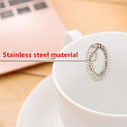 image for KHLZ US Milk Coffee Frother Handheld Milk Coffee Mixer Battery Operate