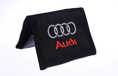Audi Logo Wallet Billfold Trifold Coin Purse