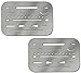Alvin Stainless Steel Erasing Shield (3298) 2 Pack
