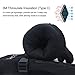 MCTi Waterproof Mens Ski Gloves Winter Warm 3M Thinsulate Snowboard Snowmobile Cold Weather Gloves Black X-Large