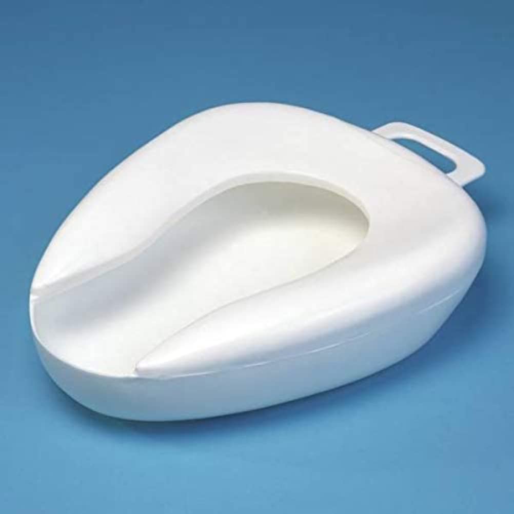 Homecraft Adult Bed Pan with Handle, Easy to use Men and Women Bed Pan for Bedbound, Elderly, Disabled and Handicapped Users