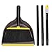 Angle Broom with Dust pan,Dustpan Snaps On Broom Handles