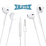 Mugmee® Noise Isolating Stereo Earphones Hands-free Earbuds with Built in Mic for Apple iPhone iPad Samsung Galaxy and More