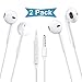 Mugmee® Noise Isolating Stereo Earphones Hands-free Earbuds with Built in Mic for Apple iPhone iPad Samsung Galaxy and More