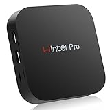 Wintel T8 Fanless Mini PC Intel Cherry Trail Z8300 Quad Core up to 1.84GHz,2GB RAM 32GB eMMC,Windows 10 Desktop Computer with Bluetooth 4.0,Buit-in Wifi,4K HD