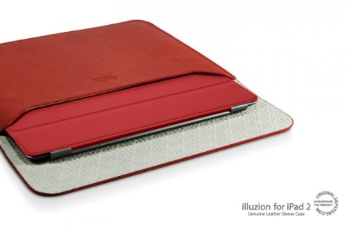 Spigen SGP el Nuevo iPad 4 G LTE/WiFi Funda de Piel Funda Serie Rojo