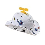 Marca West New Sky Helicopter Pattern Hat Unisex Baby Bucket Cap