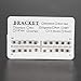 Dental Orthodontics Brackets Braces - 10 Packs Metal Dental Teeth Orthodontics Brackets, Braces Mini Without Hook