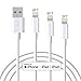 Marchpower MFi Certified iPhone Charger Cable Lightning Cable 3Pack 3FT 6FT 9FT Long iPhone USB A Charging Cord Compatible with iPhone 14 13 12 11 XS Max XR X 8 7 6S 6 Plus SE 5S 5C 5 iPad White