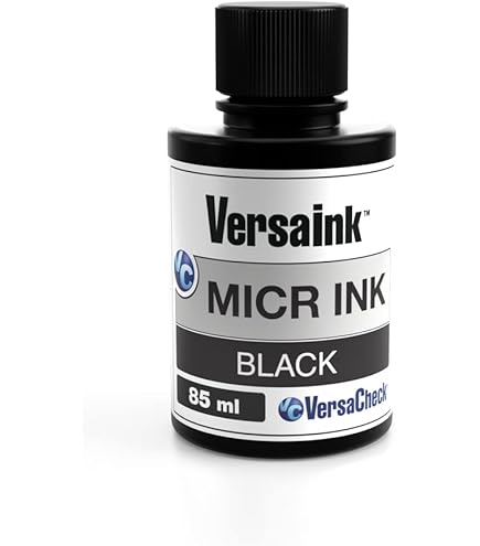 Amazon.com: VersaInk-Nano Black MICR Ink -100ml – Magnetic Ink for