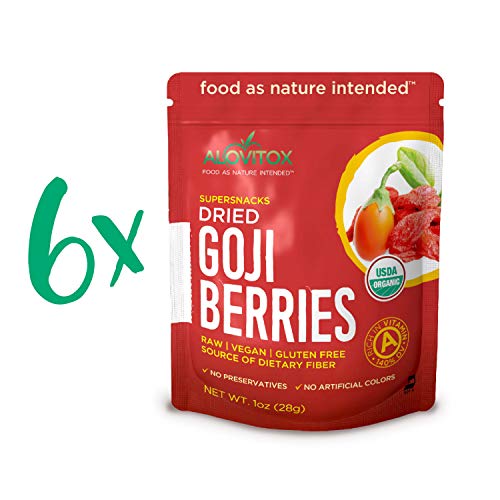 Alovitox Organic Goji Berries | Raw, Vegan, Gluten Free Super Snack | High in Plant Based Protein, Dietary Fiber… - Image 3