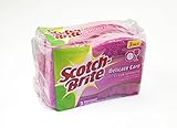 3M Scotch-Brite Delicate Care Scrub Sponge 3/Pkg, Count