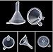 [60PCS] Sc0nni Small Clear Plastic Mini Funnels For Filling Small Samples Perfume Liquid Emulsion