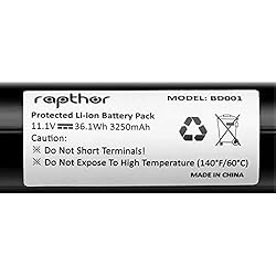 Rapthor 3250mAh High Power Replacement Battery for