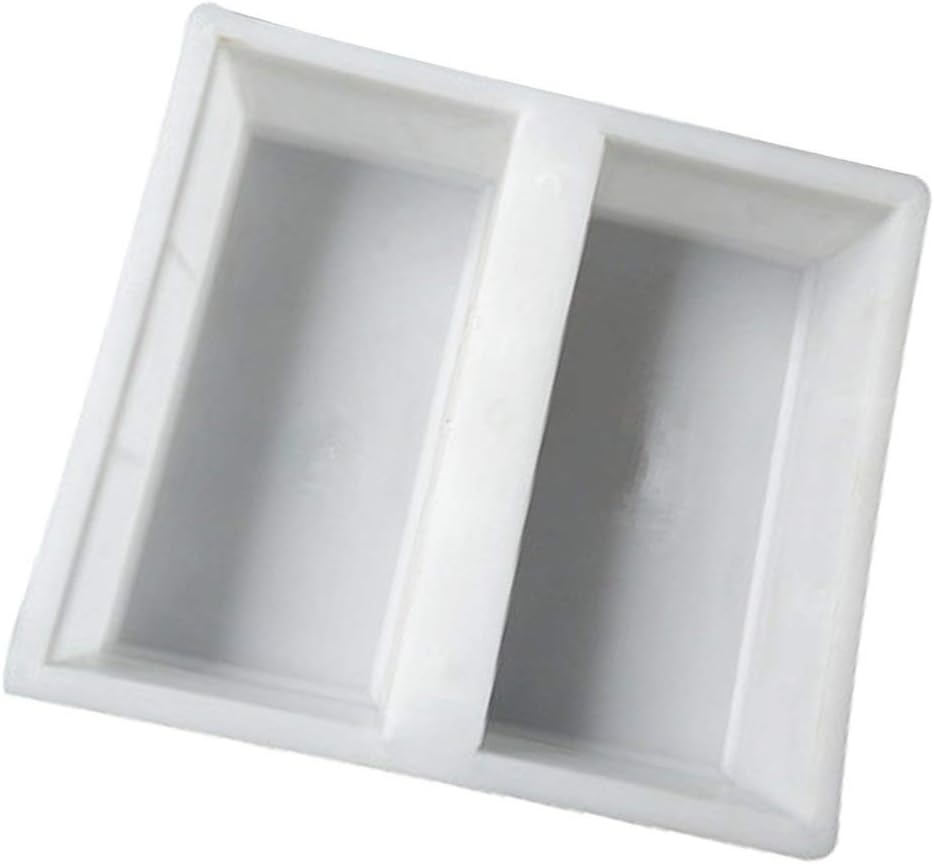 Hardscaping Materials - Inzopo Driveway Paving Brick Patio Concrete Slabs Path Garden Walk Maker Mould - White, 6