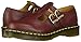 Dr. Martens Women's 8065 Dress Mary Jane Loafers, Red Leather, 3 M UK, 5 M US