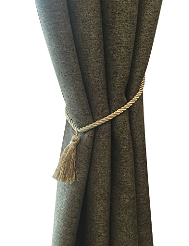 Home queen decorative tassel rope tie backs for window …