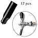 Brewer Beer Faucet Cleaning Brush (3 pcs) Beer Tap Cover Draft Faucet Keg Caps Rubber Sanitary Cover (12 Pcs)