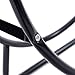 Goplus Firewood Log Hoop Tubular Steel Wood Storage Rack Holder Curved Display for Indoor & Outdoor (24-Inch)
