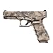 GunSkins Pistol Skin - Premium Vinyl Gun Wrap with Precut Pieces - Easy to Install and Fits Any Handgun - 100% Waterproof Non-Reflective Matte Finish - Made in USA - A-TACS AU