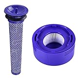 KEEPOW Pre and Post Filters Replacement Tool for Dyson V7 and V8 Cordless Vacuum Filter Bundle, Replace # DY-96566101, DY-96747801