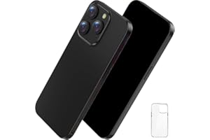 BLUE UNION Fake Phone Dummy Prop Phone, Prank Stuff Decoy Phone Pear Phone Non-Working Phone 15 Pro, Display Phone Look Like Real Phone 15 Pro (Black)