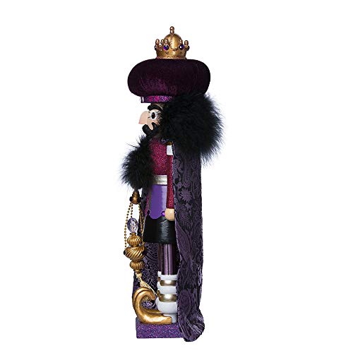 Hollywood Nutcrackers Kurt Adler Hollywood King Nutcracker, 18-Inch, Purple (Renewed) - Thumbnail 4