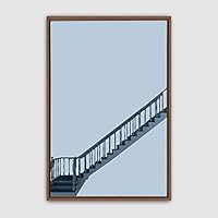 Framed Canvas Wall Art Minimalistic Painting Canvas Prints Home Artwork Decoration for Living Room,Bedroom - 16x24 inches