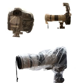 Allwetterschutz / Regencape für alle Spiegelreflexkameras.Set bestehend aus 2 verschiedenen Hauben.