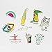 50PCS Super Cool Cute Pink Girl Stickers for Laptop Computers, Phone Cases and Bullet Journals (Pink Girl)