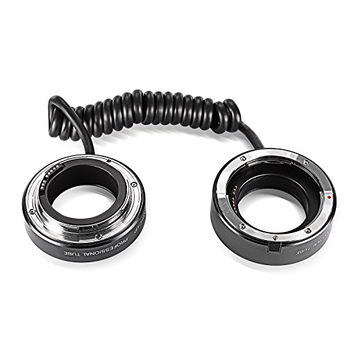 Neewer Multifunctional Electronic Automatic AF Auto Focus Macro & Reverse Mount On Lens Extension Tube with 58mm 67mm 72mm 77mm Adapter Rings for Canon EF/EF-S Mount Lenses, Fits Canon EOS 5D Mark 3 III 5D Mark 2 II 1Ds Mark IV III II I 1D Mark III II N I