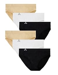 Balanced Tech bragas de bikini para mujer, paquete de 6, colores surtidos