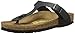 Birkenstock Gizeh Birko-Flor Black Birko-Flor 38 (US Women's 7-7.5) Regular