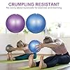 Dokpav 2pcs Pilate Balls 9 inch / 23 cm Small Fitness Yoga Ball Exercise Balance Ball for Pilates,Yoga, Core Training…
