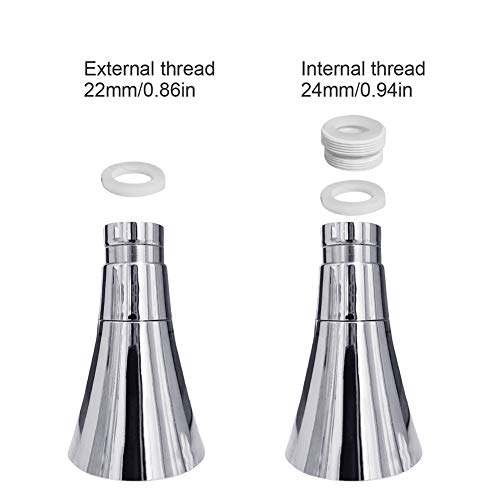 360-Degree Swivel Kitchen Sink Faucet Aerator with 2 Function Swivel Sprayer for Kitchen, Bathroom Faucet