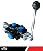 Chief Compact Log Splitter Valve: 1 Spool, 4-Way 3-Position Spring Center, 18 GPM, 3625 PSI, 3/4" NPT Inlet/Outlet Ports and 1/2" NPT Work Ports, Handle Detent: Away from Valve, 220997 primary