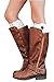 Girls Boot Cuffs 1 Button Knit Cuff for Kids by Modern Boho Ivory