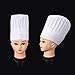 WILLBOND 12 Pack Disposable High Chef Hat Set Adjustable Kitchen Cooking Chef Cap for Home Kitchen, Restaurants, School, Birthday Party or Catering Equipment (9 Inch)