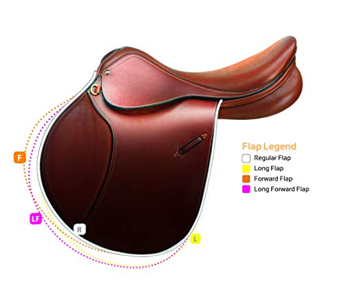 Ovation Show Jump II Saddle 17 Medium Forward