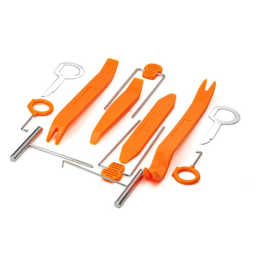 Click Here to See More Images 12 Truck Car Panel Dash Audio Stereo GPS Armrest Door Edge Molding Removal Install Tool Complete Set