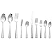 Brightown 45-Piece Silverware Flatware Cutlery Set in Ergonomic Design Size and Weight, Durable Stainless Steel Tableware Service for 8, Dishwasher Safe