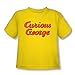 Curious George Logo Short Sleeve Little Boys Tee Shirt