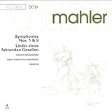 Disco de Gustav Mahler: «Mahler: Symphonies Nos. 1 & 9 / Lieder eines fahrenden Gesellen (Wayfarer Songs)» (Anverso)