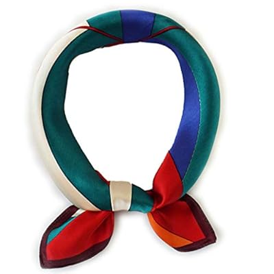 100% Pure Mulberry Silk Small Square Scarf -21'' x 21''- Breathable Lightweight Neckerchief -Digital Printed Headscarf 100% Pure Mulberry Silk Small Square Scarf -21'' x 21''- Breathable Lightweight Neckerchief -Digital Printed Headscarf