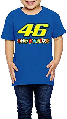Little Girls' Valentino MotoGP The Doctor 46 2-6 Toddler T-Shirt RoyalBlue