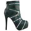 SHOW-STORY-Punk-Black-Zip-Gothic-Platform-Stiletto-Ankle-Bootie-BootsLF80845