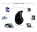 COOME E1 Mini Bluetooth Headset, Ultra Small Invisible Wireless Bluetooth 4.1 Earbud Headphone Earphone for iPhone Android iPad Laptop - Black