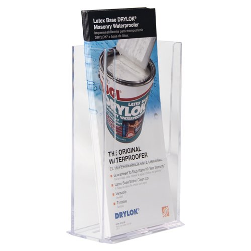Clear-ad - lhf-s140 - acrylic counter top brochure holder 4x9 –…