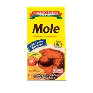 Rogelio Bueno – Mole – Mexicaanse Seasoning – Klaar om te serveren – 6 porties – Ideaal voor Vlees en Kip – 540 gram…