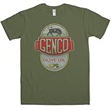 Mens T Shirt - Genco Olive Oil - 8Ball Originals Tees